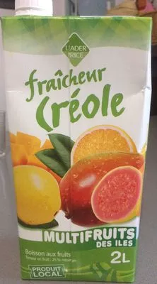 Fraîcheur Créole - Multifruits des îles Leader Price 2 L, code 3760096960578