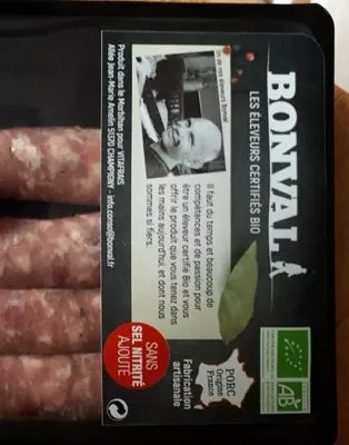 Chipolatas Aux Herbes X4 240G Bonval , code 3760099534950