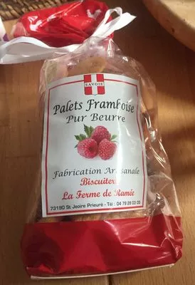 Palets Framboise Pur Beurre La Ferme de Ramée 185 g, code 3760109800075