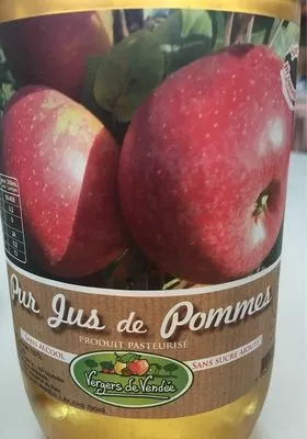 Pur jus de pommes Vergers gourmands, Vergers de Vendée , code 3760111100019