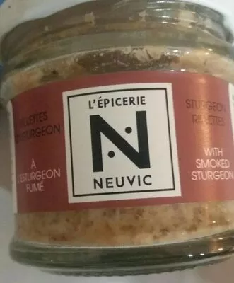 Rillettes d esturgeon fumé  , code 3760115030190