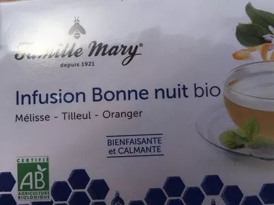 Infusion Bonne nuit bio  , code 3760115090873