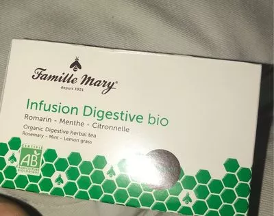 Infusion digestive bio Famille Mary , code 3760115090897