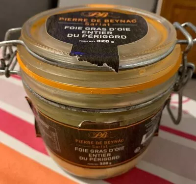 Foie gras d'oie entier du Périgord Pierre de Beynac 320 g, code 3760117330014