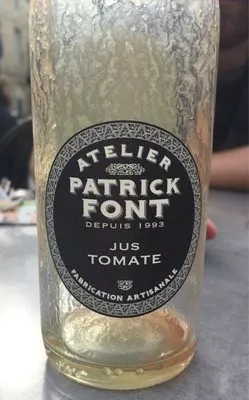 Jus de tomate Atelier Patrick Font , code 3760131162080