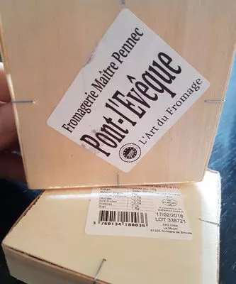 Petit Pont-l'Evêque AOP Fromagerie MAITRE PENNEC 220 g, code 3760134180036