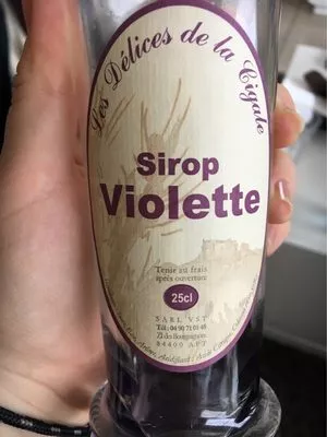 Sirop violette  , code 3760147042017