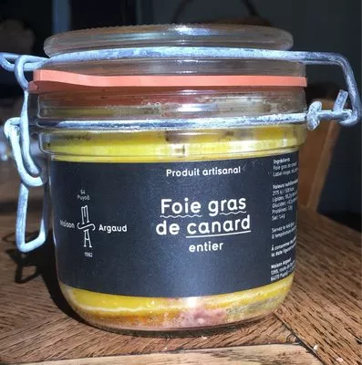 Foie gras de canard Maison Argaud 190 g, code 3760149955483