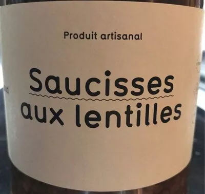 Saucisses aux lentilles Maison Argaud 740 g, code 3760149956046