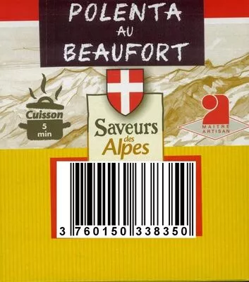 POLENTA AU BEAUFORT SAVEURS DES ALPES 350g, code 3760150338350