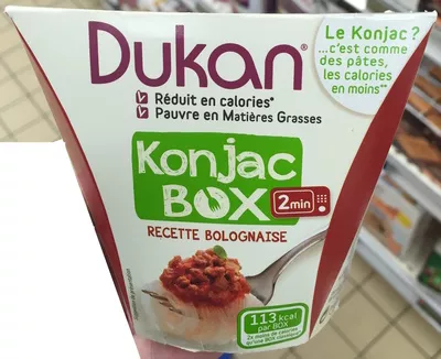 Konjac Box recette Bolognaise Dukan 250 g, code 3760151012686