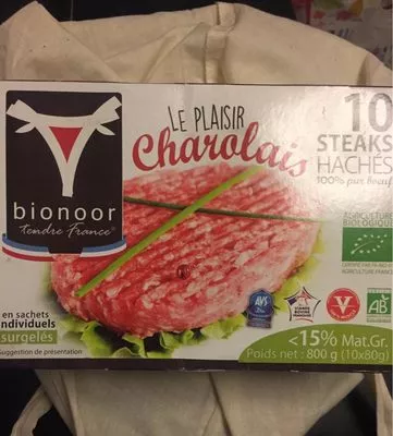 Le plaisir charolais Bionoor 800 g (10 * 80 g e), code 3760152080622