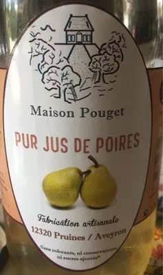 Pur jus de poire Maison Pouget , code 3760153260184