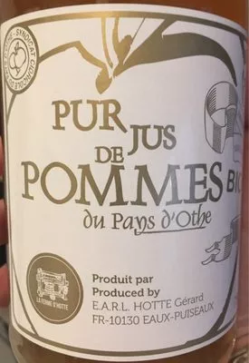 Pur jus de pommes du pays d'Othe La Ferme d'Hotte 750 ml, code 3760153400061