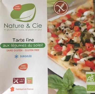 Tarte fine aux legumes du soleil Nature & Cie , code 3760154260466