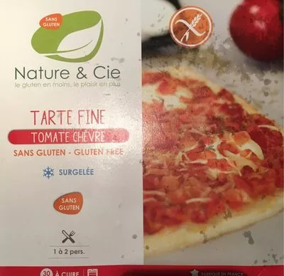 Tarte Fine Surgelée Tomate et Chèvre Sans Gluten Nature & Cie , code 3760154260473