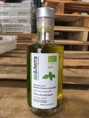 Préparation à base d’huile d’olive et basilic Aix&terra 200ml, code 3760158960560