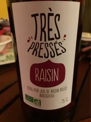 Très pressés raisin Très Pressés 74 cl, code 3760159101382