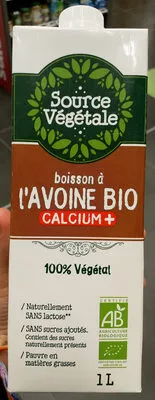 Boisson avoine calcium Source végétale , code 3760159103690