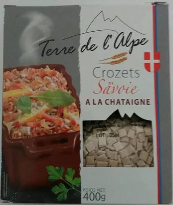 Crozets de savoie a la chataigne Terre de l'Alpe 400 g, code 3760165987727