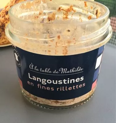 Langoustines en fines rillettes A la table de Mathilde , code 3760172952428