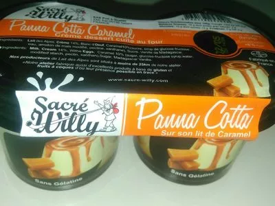 La panna cotta Sacre Willy , code 3760178253048