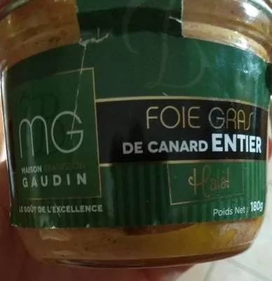 Foie Gras de canard entier Maison Gaudin 180 g, code 3760189310112