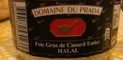 Foie gras de canard entier HALAL Domaine Du Prada , code 3760189570233