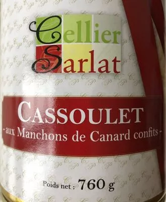 Cassoulet aux manchons de canard confits Cellier Sarlat 760 g, code 3760190203762