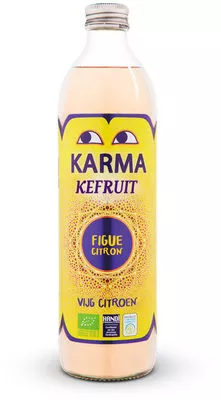 KARMA Kéfruit figue citron Karma kombucha, Karma KFR 500 ml, code 3760192490184