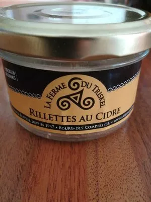 Rillette au Cidre La ferme du Triskel 80g, code 3760195250068