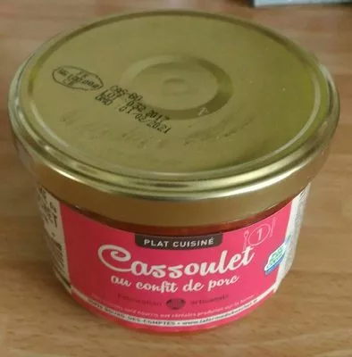 Cassoulet au Confit de Porc La Ferme du Boschet 450 ml, code 3760195250211