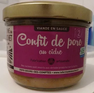 Confit de porc au cidre La ferme du bouchet , code 3760195250242