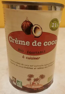 Crème de coco La maison du coco 400 ml, code 3760200010038