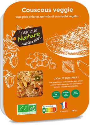 Couscous veggie Instants nature 280 g, code 3760201338612