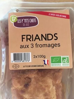 Friands aux 3 fromages  , code 3760209681376