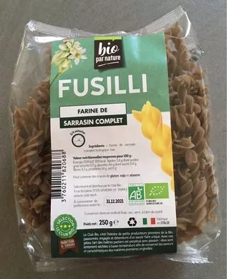 Fusilli à la farine de sarrasin complet Bio Par Nature 250 g, code 3760211820688