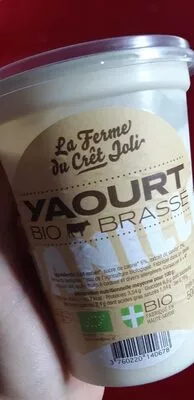 Yaourt BIO brassé à la vanille  , code 3760220140678