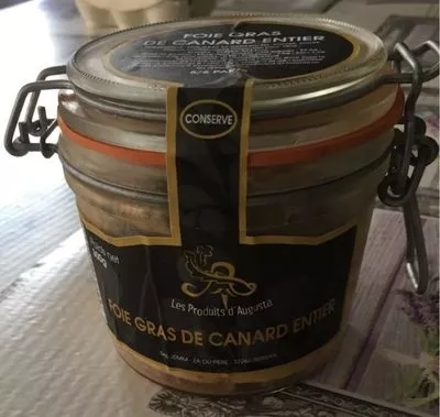 Foie gras de canard entier Les Produits d'Augusta 300 g, code 3760233950653