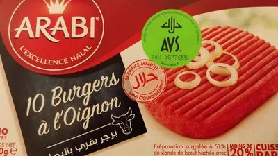 Burger a l'oignon Arabi , code 3760238430822