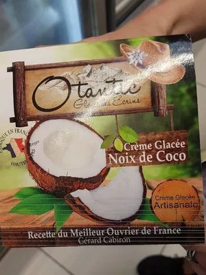 Crème glacée noix de coco Otantic , code 3760244100269