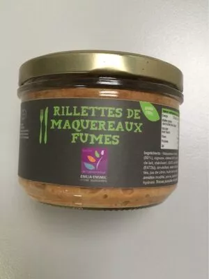 Rillettes de maquereau fumé  , code 3760248060101