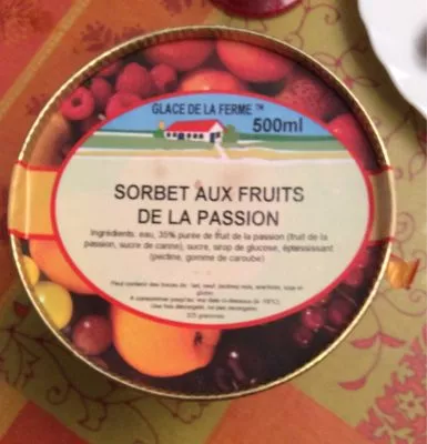 Sorbet aux fruits de la passion Earl Mendiburu , code 3760252110168