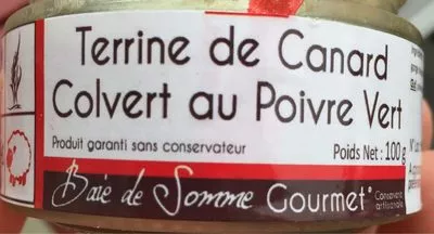 Terrine de canard colvert au poivre vert  , code 3760252543089