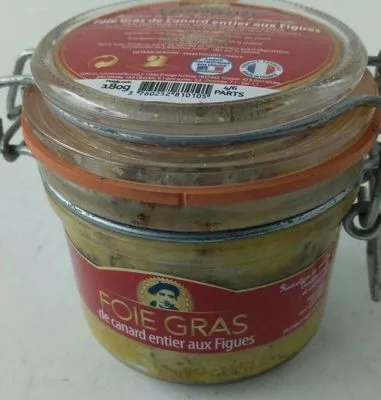 Foie gras de canard entier au figues Paysan Gersois 180 g, code 3760252810105