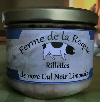 Rillettes de porc cul noir limousin  , code 3760260310147