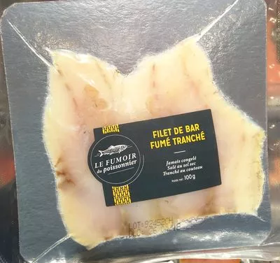 Filet de Bar Fumé Tranché Le Fumoir du Poissonnier 100 g, code 3760261181807