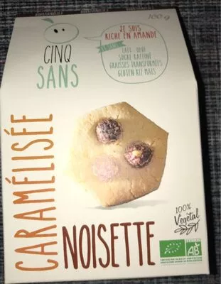 Noisette Caramelisée Cinq Sans 100g, code 3760263730072