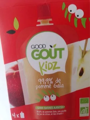 Gourdes de purée de pommes Gala  , code 3760269310292