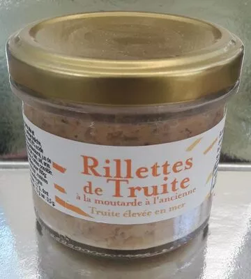 Rillettes de truite à la moutarde à l'ancienne  , code 3760273400064